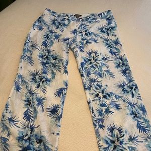 Tommy Bahama linen floral pants